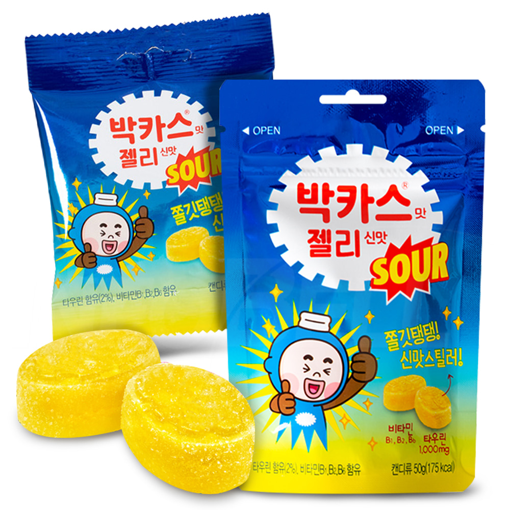 [동아제약] 박카스맛 젤리 신맛 SOUR 박카스 비타민 간식 10팩